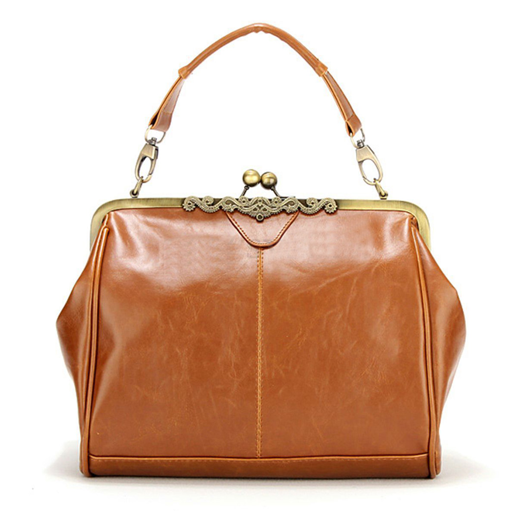 Light Brown Retro Vintage Pu Leather Shoulder Purse Cross Body Bag | www.neverfullbag.com vintage ...