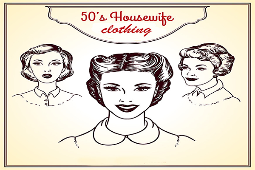 The 50s Vintage Clothing Fashion 1950