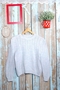 Gray Comfortable Vintage Sweater For Women 1980s