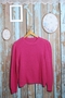 Pink Feminine Vintage Sweater For Women 1960s