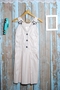 Beige Casual Vintage Dress For Women 1960s
