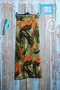 Green, Yellow And Black Abstract Print Vintage Skirt For Women 1990s