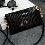Black Stylish Women Shoulder Messenger Leather Crossbody Handbag Bag