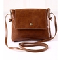 Brown Lady Leather Satchel Shoulder Messenger Crossbody Bag