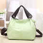 Green Leather Handbag Shoulder Crossbody Tote Hobo Bag